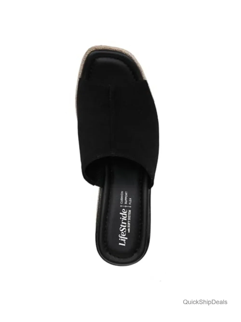 Espadrille Wedge Sandals with Soft System Comfort Technology - Slip-On Platform